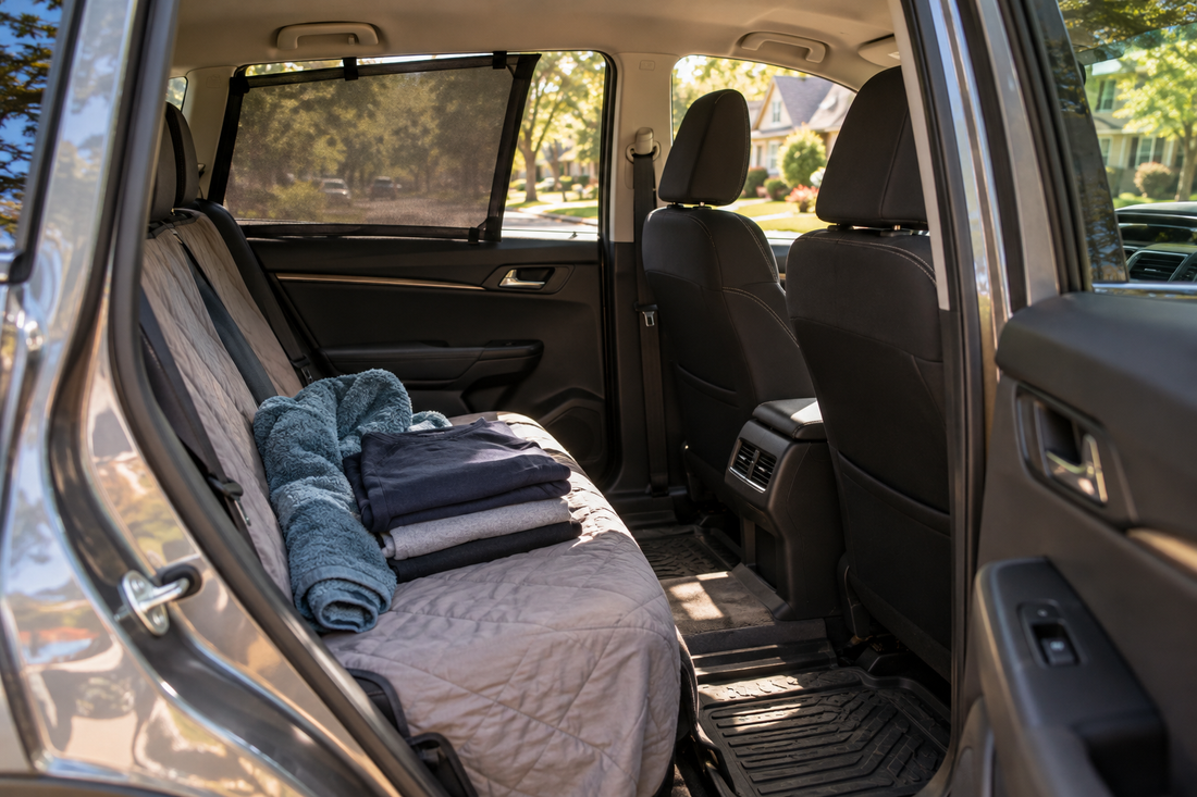 Change Into Dry Clothes at Your Car Without Feeling Exposed