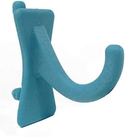 PegPro® J Hooks Kit for Standard “Wood Fiber” pegboard – Durable Plastic Pegboard Hooks - for Garage, Kitchen, Craft Room, and More (J Hook - 24 Pack, Caribbean)