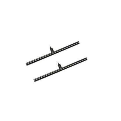 Global Industrial 68" L Wave Bike Rack, Free Standing, 7-Bike Capacity, Powder Coated Steel, Black, Commercial Bike Rack for Stores, Parks, Schools and More