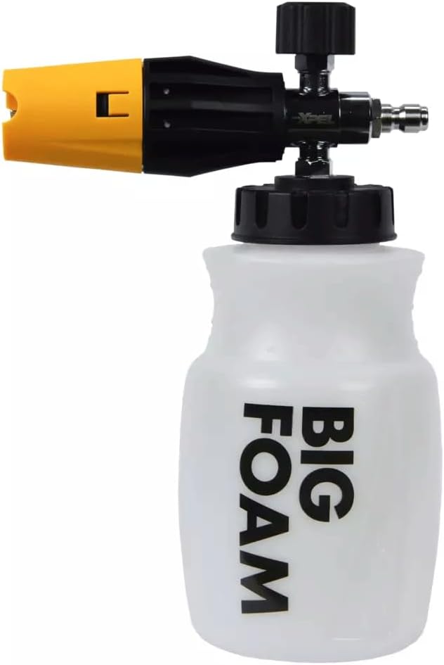 XPEL Big Foam Premium Foam Cannon - Eco-Friendly Efficient Car Detailing - Safe for Paint, Wax, Clear Coat, and Ceramic Coatings, Compatible Foam Soap