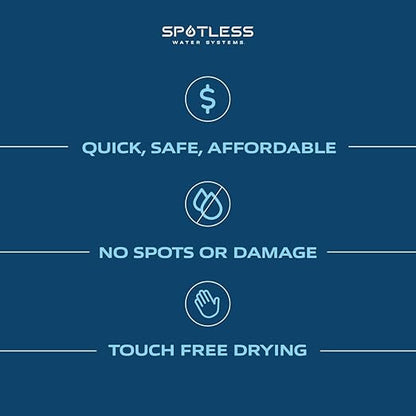 Spotless Water Systems - DIC-20B, W/Integrated Bypass | Simple Window, Solar Panel, RV & Car Wash System, Works for All Vehicles, Motorcycles, Bikes, Boats, Planes, Yachts, Towel Drying Eliminated