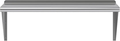 AmGood 36" Long X 14" Deep Stainless Steel Wall Shelf | NSF Certified | Appliance & Equipment Metal Shelving | Kitchen, Restaurant, Garage, Laundry, Utility Room