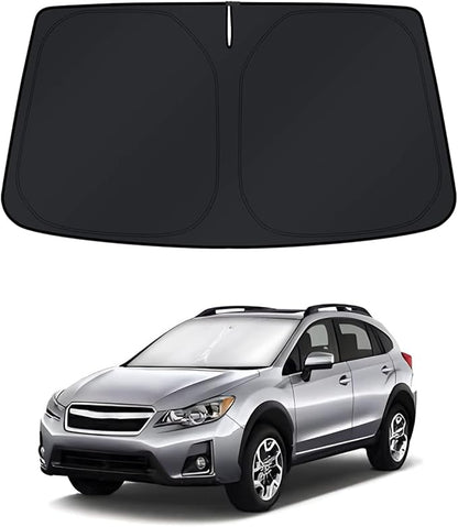 KUST Windshield Sun Shade for Subaru XV Crosstrek 2013–2017 Window Shade Sun Visor Cover Foldable Blocks UV Rays Keep Your Car Cooler