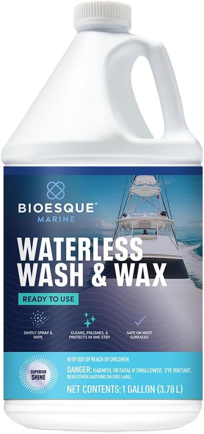 Bioesque Marine Waterless Wash & Wax, 1 Gallon (Pack of 1)