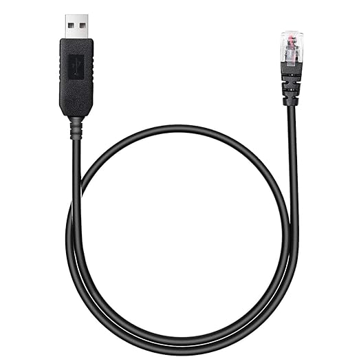 1.64Ft Radar Detector Cable - USB to RJ11 Plug Cable for Escort Radenso XP Uniden Beltronics Cobra Whistler - Premium Replacement Power Cord for Radar Detectors - Durable USB to RJ11 Connection