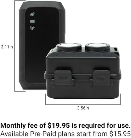 Optimus 3.0 GPS Tracker - Over 1 Month Battery - with Heavy Duty Waterproof Case and Powerful Magnets for Vehicles and Assets