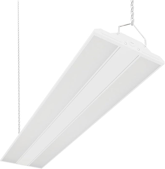 LED Linear Shop Lights 300W, 45000LM Led High Bay Lights 5000K Daylight 120-277V,Led Garage Light for Shop Workshop Store Commercial Supermarket Warehouse Basement Exhibition Room ETL-1Pack
