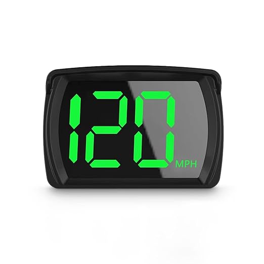 GPS Speedometer Digital Speedometer Cars Heads Up Display Y03 with Speed, Automatic Light Sensing, MPH Speedometer Plug and Play Applicable to All Cars