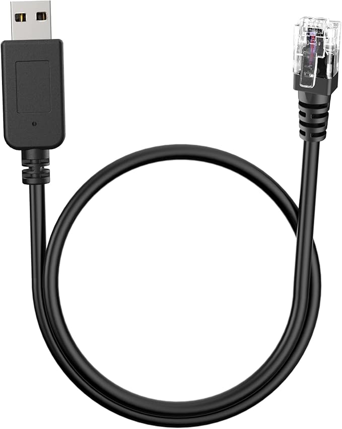 Radar Detector Cord, USB to RJ11 Plug Cable,for Escort Radenso XP Uniden Beltronics Cobr Whistler Radar Detector,Replacement Power Cable for Radar Detectors (RJ11-3.3ft)