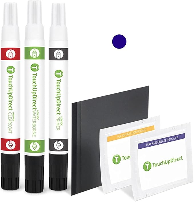 TouchUpDirect 8X8 Blueprint Compatible with Toyota Exact Match Touch Up Paint Combo - Platinum Kit