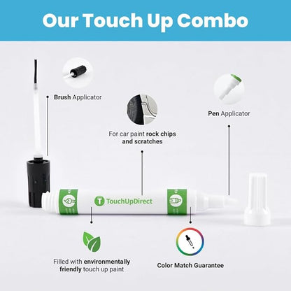 TouchUpDirect 1G3 Magnetic Gray Metallic Compatible with Toyota Exact Match Touch Up Paint Combo - Platinum Kit