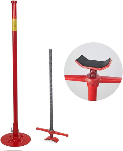 Stark USA Under Hoist Support Lift Jack Stand Wide Base 1/2-Ton 1,000 lbs Capacity Spin Handle, Self-Locking Threaded Screw, Supports Vehicle