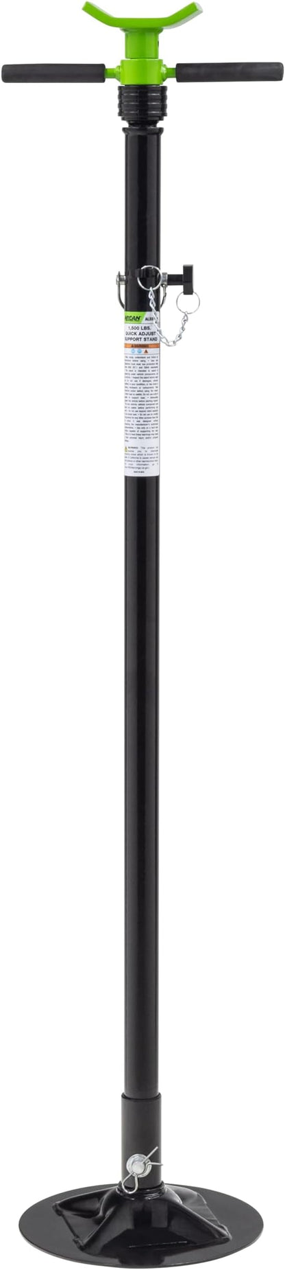 Arcan Quick Adjust Support Stand, 1,500 Lbs Capacity, ALSS15Q