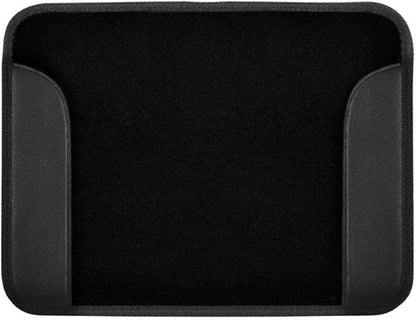 BDK carXS Fresh Two-Tone Carpet Floor Mats, Tribal Tattoo Design with Vinyl Trim for Car Sedan Truck SUV, Front & Rear Set of 4, Black