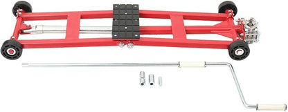 5500lb Portable Turbine Hoist Car Lift, Heavy Duty Auto Lift with Workbench 4.3-18.5in Adjustable Height Portable Car Lift Repair Elevator Tool for Shop, Garage