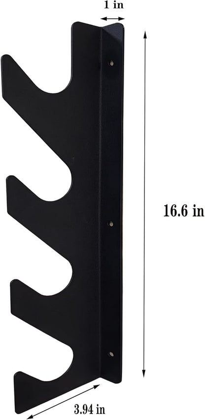 Wall Mount Garden Storage Tool Organizer, Heavy Duty Shed Tool Organizer for Shovels and Rakes, Tool Rack for Garage Organization & Storage, Holds 150 lbs Black