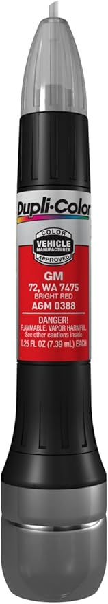 Dupli-Color AGM0388 Scratch Fix All-In-1 Exact-Match Automotive Touch-Up Paint – General Motors Bright Red – 0.25 oz. Paint Pen
