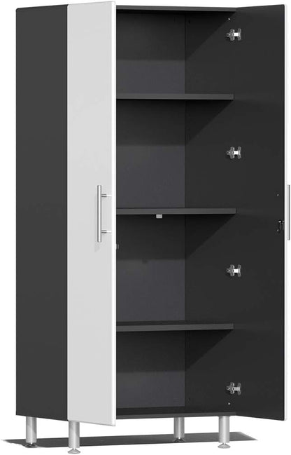 Ulti-MATE UG22050W 5-Piece Garage Cabinet Kit in Starfire White Metallic