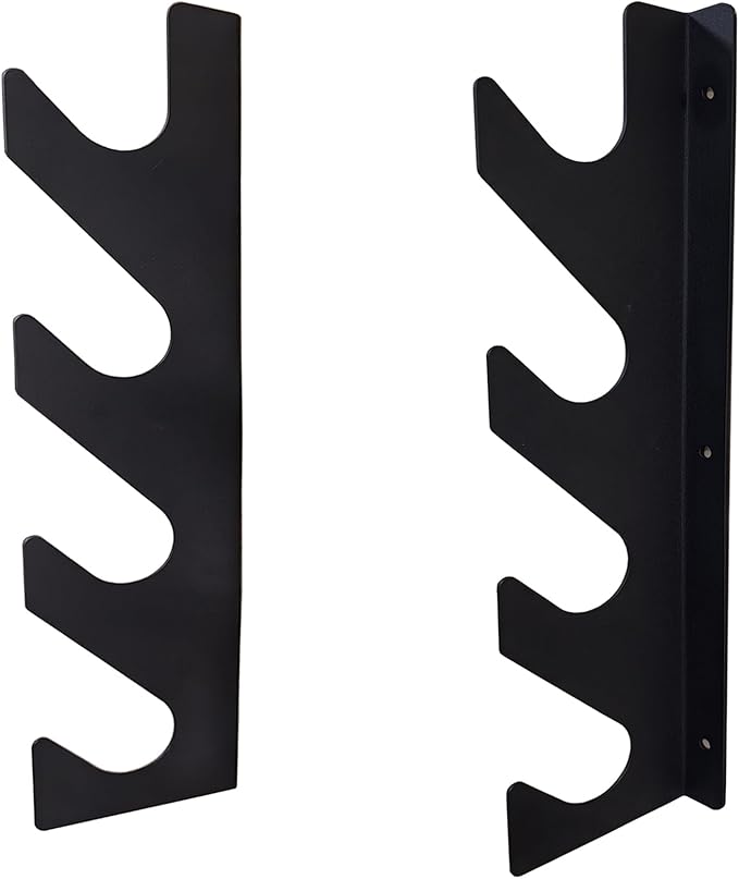 Wall Mount Garden Storage Tool Organizer, Heavy Duty Shed Tool Organizer for Shovels and Rakes, Tool Rack for Garage Organization & Storage, Holds 150 lbs Black