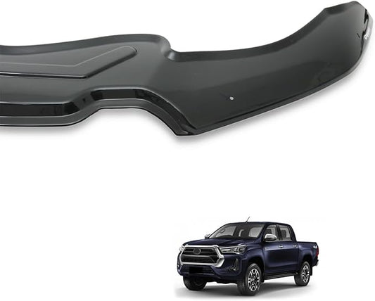 Hood Deflector Guard Fits Toyota Hilux IV 2021-2023 | Bug & Bonnet Shields, Protects from Particles & Bug, All Weather - Durable - Easy Assembly Without Drill