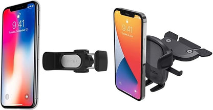 Kenu Airframe Pro Universal Car Phone Mount + iOttie Easy One Touch 5 CD Slot Car Phone Mount