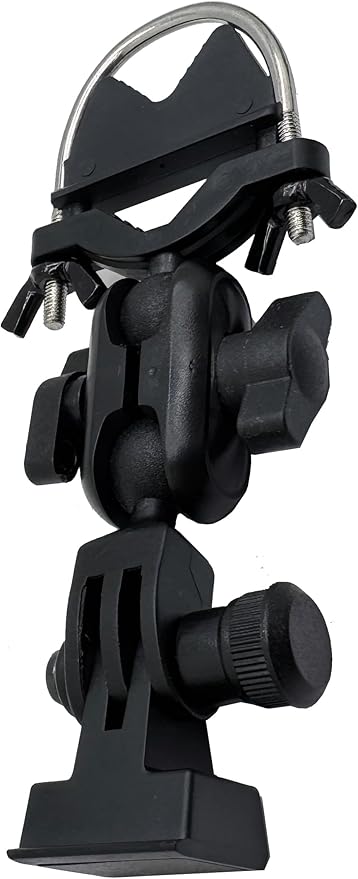 Heavy Duty U-Bolt Rearview Mirror Stem Mount Holder Compatible with M1 M2 Dash Camera for Escort Max360c Max 3 4 MKII MAXCAM X IXc Cobra DualPro GT 360 RAD 700i Radar Detector (EZ Mag-net Connection)