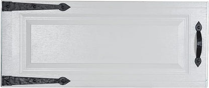 Household Essentials Hinge IT Premium Carriage House Handle & Hinge, Black Garage Door Magnet, 4 Hingle 2 Handles (Pack of 1)