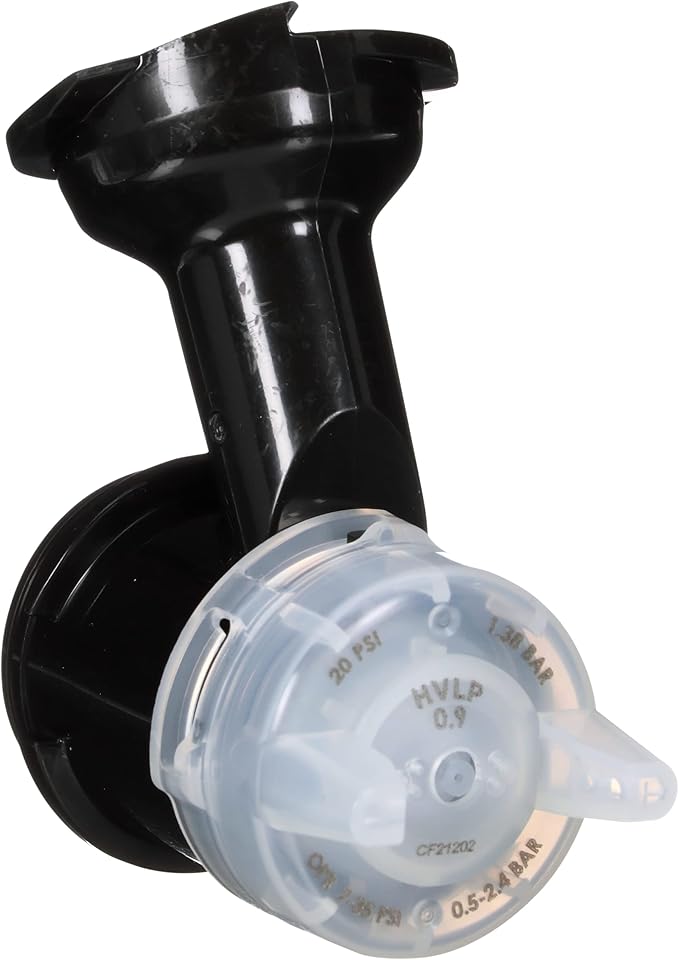 3M Performance Gravity HVLP Atomizing Head Refill Kit 26709, White, 0.9, 5 Pack, 5 Packs/Case