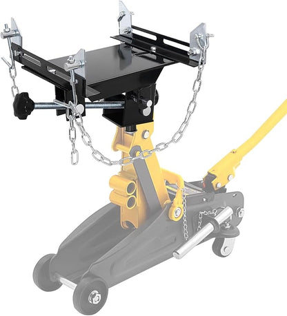 Transmission Jack Adapter for Cars, Trucks, and Other Vehicles, 1/2 Ton Universal Transmission Jack Adapter,1100 lbs/0.5 T Loading Gearbox Removal Adaptor for Hydraulic Floor Jack Conversion Garage Au