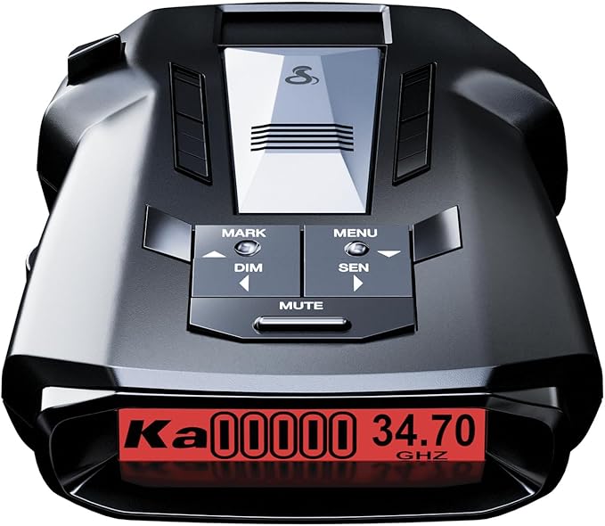 Cobra RAD 700i Laser Radar Detector - Premium Detection Range, AutoLearn Intelligence, Advanced Filtering Software, Apple CarPlay and Android Auto Compatible, Laser Eye Front and Rear Detection