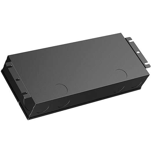 EMITEVER Dimmable Led Driver, 150W AC 110V-277V to DC 24V Transformer, 5-in-1 Dimming: ELV/MLV/TRIAC / 0-10V / 1-10V / 10V PWM/Potentiometer, Waterproof IP67 and UL Listed