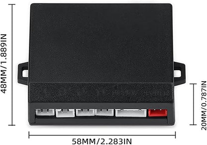 Radar Detectors 16 Color Options Adjustable Alarm Sound Professional Safety System(Dark Red)