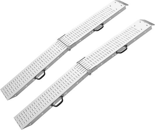 78.7" L × 8.6" W Loading Ramps for Pickup Trucks(2 Pcs),1500LBS Folding Truck Ramps(with Handle),Motorcycle Ramp, ATV Ramps for Lawn Mower,Snow Blower,Dirt Bikes,Car Tailgate,Golf Carts,UTV