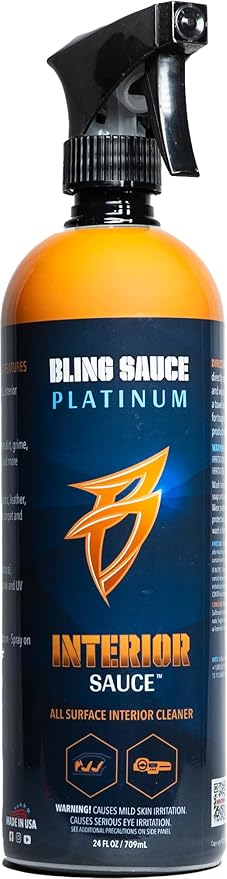 Platinum Interior Sauce, All Surface Automotive Interior Cleaner for Cars, Trucks, SUVs, 24oz.