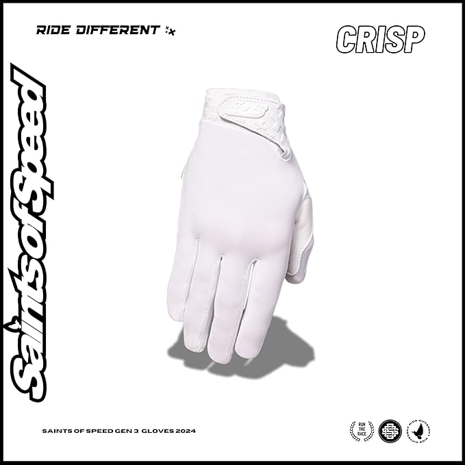 Saints of Speed Dirt Bike Gloves – Motocross, Mountain Bike, Motorcycle, BMX, Jetski, Sim, Karting, Airsoft, Paintball, Driving & Racing Bike Gloves + Phone & Touch Screen Capable