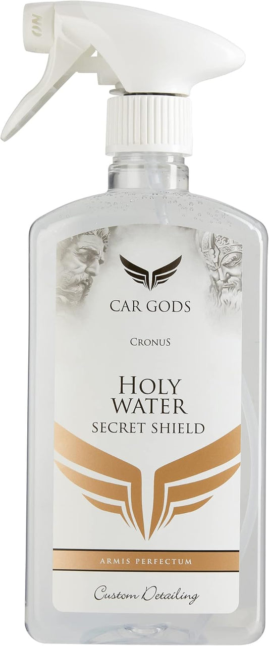 Car Gods Holy Water Secret Shield Polish, Paint Sealant, Protection Against Water and UV Damage, Hydrophobic Nano Coat Repels Dirt., 17 Fl Oz
