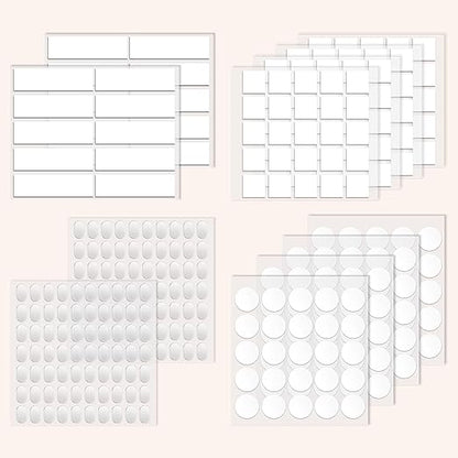 360pcs Nano Double Sided Tape for Wall 0.8" Sticky Dots Mounting Putty Two Sided Adhesive Museum Putty Multi-Shape Sticky Tack No Traces - Crafts Poster Decoration Picture Hanging Crafting Party