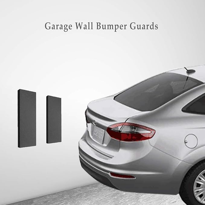 Garage Wall Protector Bumper Guards - 6 Pack Universal 1-3/16" Thick Car Door Edge Guard Self-Adhesive Comprehensive Protection EVA Foam Scratch Prevention Padding for Warehouse Parking Narrow Garage