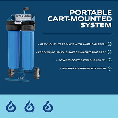 CR Spotless Water Systems - DIC-20 Simplest RV & Car Wash System, Rinse Works for All Vehicles, Motorcycles, Bikes, Boats, Planes, Yachts, Deionized Towel Drying Eliminated, 1 Pack