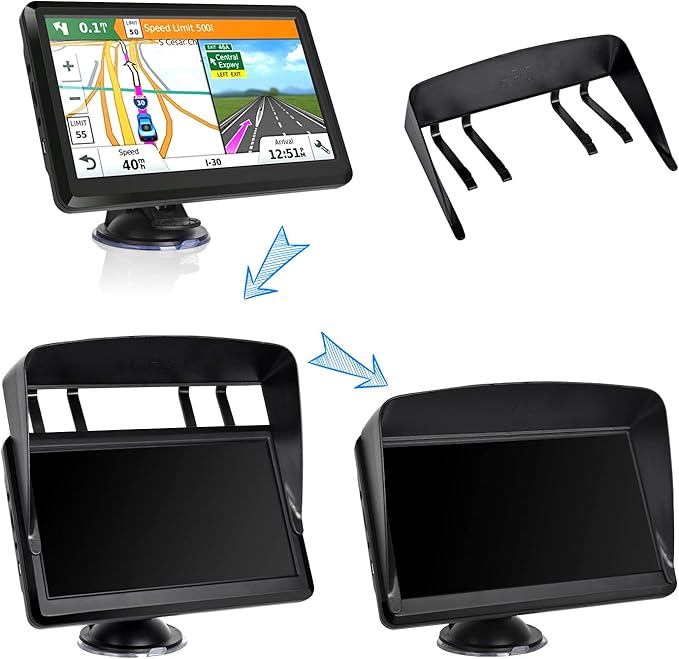 Car GPS Navigation GPS Navigation for Truck & RV & Car, Driver Alerts, Turn-by-Turn Directions, 2025 Map with Free UpdateMap