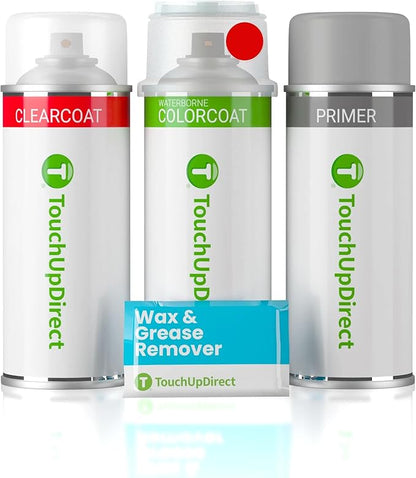 TouchUpDirect 3P0 Absolutely Red Compatible with Toyota Exact Match Touch Up Paint Aerosol - Preferred Kit