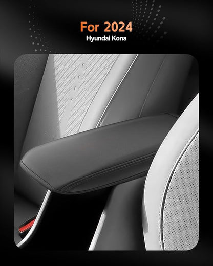 CDEFG for 2024-2025 Hyundai Kona Center Console Cover Armrest Cover for Kona (SE, SEL, SEL Convenience, N Line S, N Line, Limited) Accessories Console Arm Rest Protector