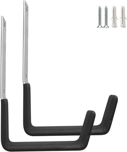 Heavy Duty Steel Hooks ,Garage Storage Utility Hooks,Heavy Duty Tool Organizer,Steel Wall Mount Hooks, Hose Hanger, Steel Garage Garden Hooks (2)