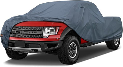 16 Layers Truck Cover Waterproof All Weater, Heavy Duty Outdoor Pickup Truck Cover for Ford F-Series F-150, Toyota Tundra, RAM 1500 2500 3500, Nissan Titan etc. Length up to 250 inch.