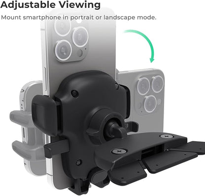 Kenu Airframe Pro Universal Car Phone Mount + iOttie Easy One Touch 5 CD Slot Car Phone Mount