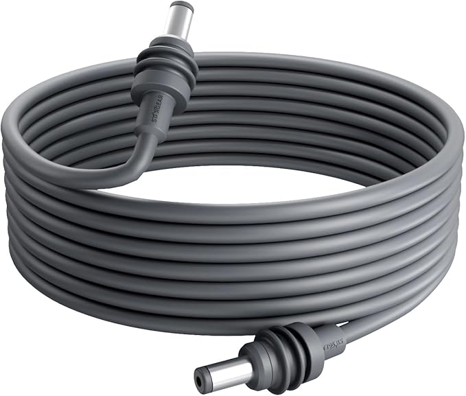 Starlink Mini Cable 16.4FT, Starlink Mini Accessories 20AWG Replacement Starlink DC Power Cable, Power Cord Outdoor