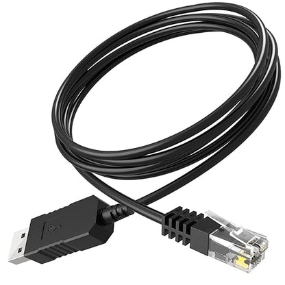 Radar Detector Cable, USB to RJ11 Plug Cord Compatible with Escort Passport 9500i, MAX360, Uniden R1 R3 R7, Beltronics,Radenso XP etc, 5Ft Length Replacement Radar Detector Cable