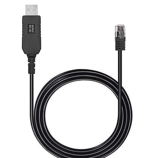 Radar Detector Cable for Escort Passport 9500ix, Beltronics, Uniden R1 R3 R7, USB to RJ11 Plug Cable 5Ft