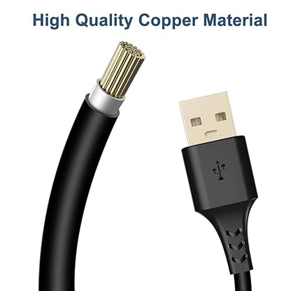 Radar Detector Cable, with USB to RJ11 Plug,for Escort Valentine One Uniden Beltronics Cobra Radar Detector,Replacement Power Cable for Radar Detectors(RJ11-3.3ft)