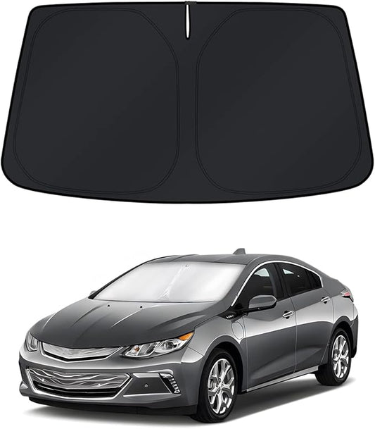 KUST Windshield Sun Shade for Chevy Volt 2016–2019 Window Shade Sun Visor Cover Foldable Blocks UV Rays Keep Your Car Cooler